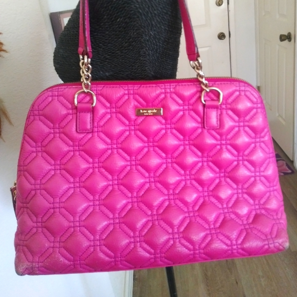 Beautiful fuchsia pink Kate Spade bag